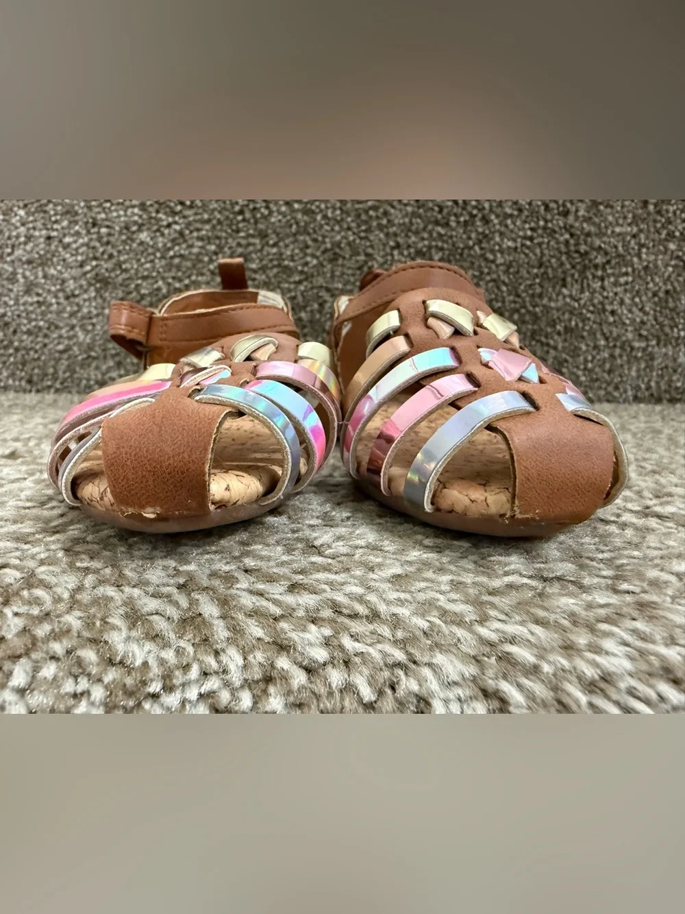 Oshkosh Sandals Girls Toddlers Slippers Bundle Size 5 to 6